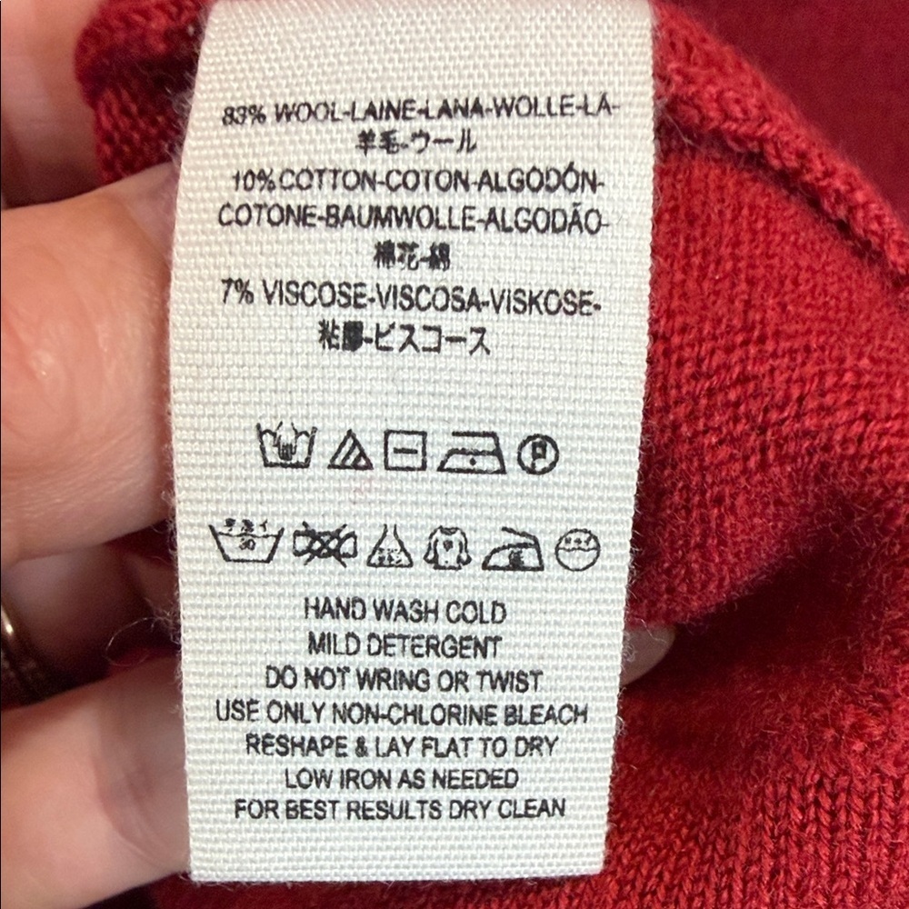 Free People Rich Red Knit Sweater dress - Picture 4 of 5